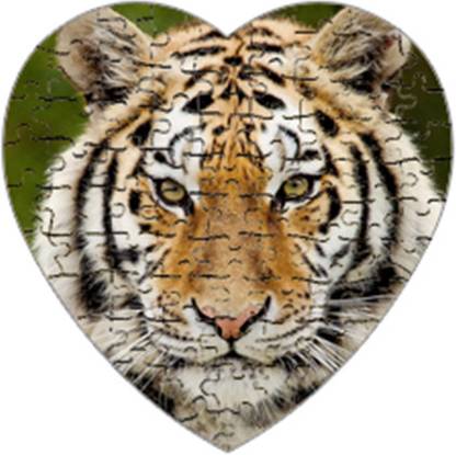Allthingscustomized Tiger Face Print Puzzle