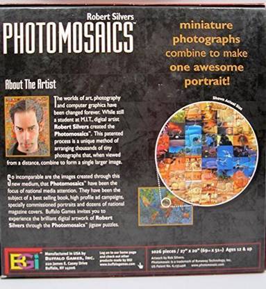 Photomosaics Butterfly Puzzle 1000 27 X 20