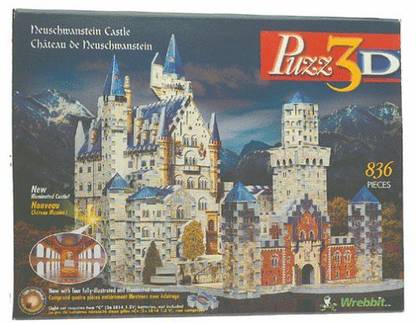 Hasbro Puzz 3D - Neuschwanstein Castle Puzzle