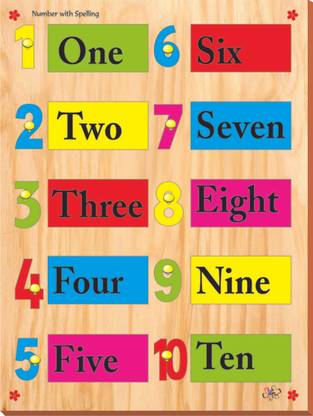 Kinder Creative Number with Spelling