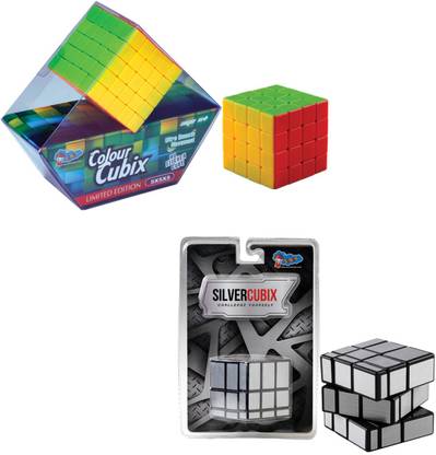 SUNNY New Colour Stickerless 5x5 And Silver Cube Twin Pack