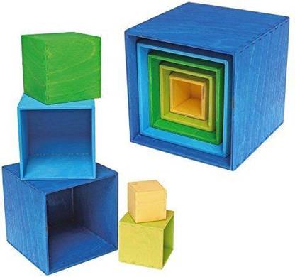 Grimm's Spiel and Holz Design Small Stacking and Nesting Boxes