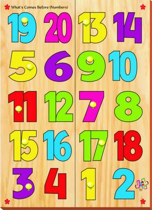 Kinder Creative What's Comes Before Numbers with Knobs