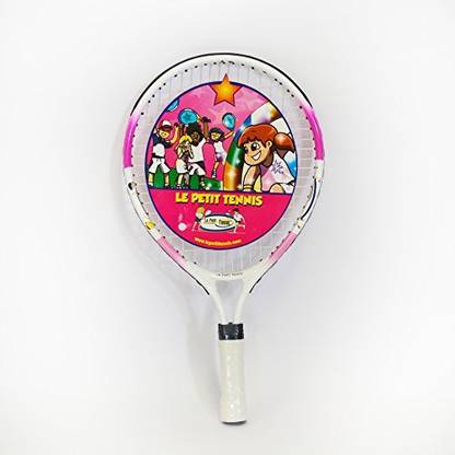 Le Petit Tennis Tennis Racquet 17 Inches PINK color - (Ages 2-3-4) Multicolor Unstrung Tennis Racquet