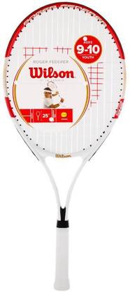 WILSON Roger Federer 25 Red, White Strung Tennis Racquet