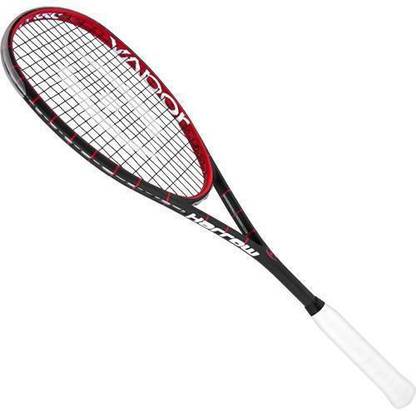 Harrow Vapor Squash Racquet White, Black Strung Squash Racquet