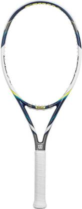 WILSON Envy 100L White, Blue, Grey Unstrung Tennis Racquet