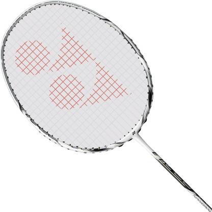 YONEX Nanoray 90DX Silver, White Strung Badminton Racquet