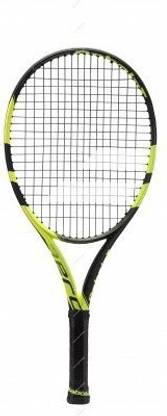 BABOLAT Pure Aero Junior 26 Tennis Racquet Black, Yellow Strung Tennis Racquet