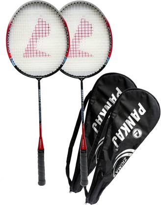 Pankaj zigma Multicolor strung Badminton Racquet