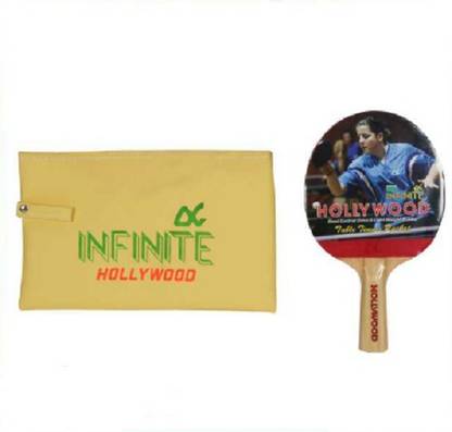 INFINITE HOLLYWOOD Red, Black Table Tennis Racquet