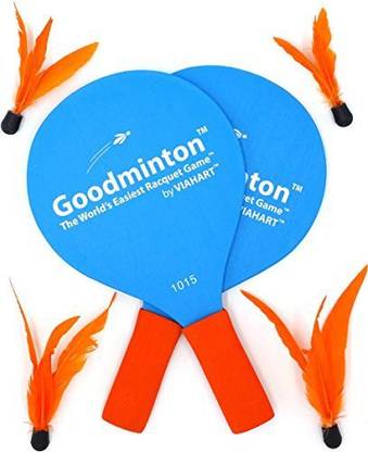 VIAHART Goodminton | The World's Easiest Racket Game Multicolor Table Tennis Racquet