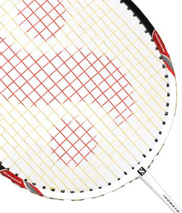 Silver's Max Power White, Black Strung Badminton Racquet