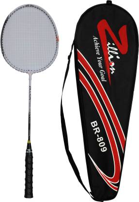 Zillion BR-809_WHITE White Strung Badminton Racquet