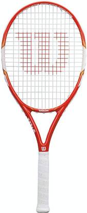 WILSON Federer Team 105 Red, White Strung Tennis Racquet