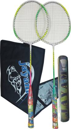 Jayam Rangeila Triple (2 Racket + 10 Shuttle + Bag) Badminton Kit