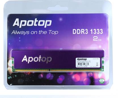 Apotop DDR3 2 GB (Dual Channel) PC DRAM (DDR3-1333 UDIMM)