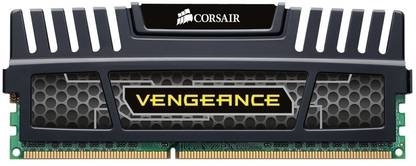 Corsair Vengeance DDR3 4 GB (1 x 4 GB) PC RAM (CMZ4GX3M1A1600C9) Bundle of 2