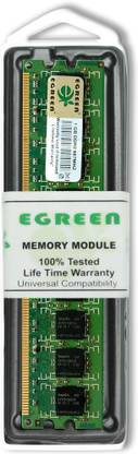 Egreen 667MHZ DDR2 1GB (Dual Channel) PC (EG-1G-2-667-DT)