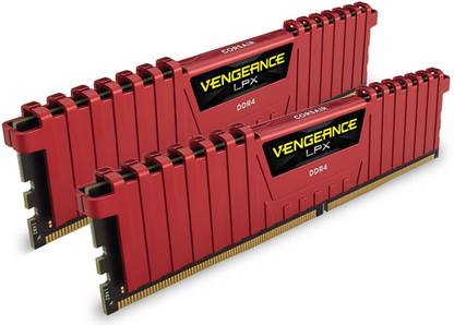 Corsair Vengeance LPX DDR4 16 GB (Dual Channel) PC DRAM (CMK16GX4M2A2400C14R 2400MHz C14 Memory)