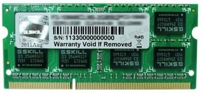 G.Skill SQ For MAC DDR3 4 GB Mac DRAM (FA-8500CL7S-4GBSQ)