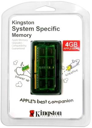 Kingston DDR3 4 GB (1 x 4 GB) Apple Laptop RAM (KTA-MB1333/4G)