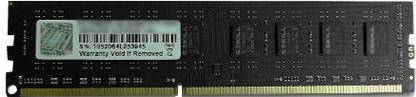 G.Skill NT DDR3 8 GB (Single Channel) PC DRAM (F3-10600CL9S-8GBNT)