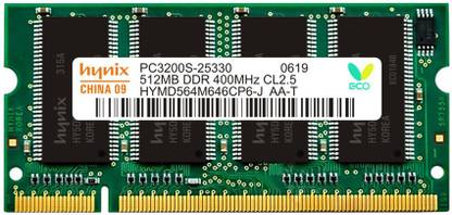Hynix 400MHZ DDR 512 MB (Single Channel) Laptop DDR1 (Lapee 400)