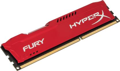 KINGSTON HyperX Fury DDR3 8 GB (Single Channel) PC (HyperX Fury Red)