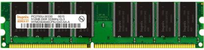 Hynix 333MHZ DDR 512 MB (Single Channel) PC DDR (Desktop 333)