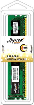 Hynet Genext Memory Module DDR3 4 GB (Single Channel) PC DDR3 (Desktop SDRAM)