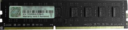 G.Skill NT DDR3 8 GB (Single Channel) PC DRAM (F3-1600C11S-8GNT)