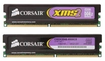 Corsair XMS2 DDR2 4 GB (Dual Channel) PC DRAM (TWIN2X4096-8500C5)