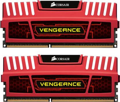 Corsair Vengeance DDR3 8 GB (Dual Channel) PC DRAM (CMZ8GX3M2A1600C9R)