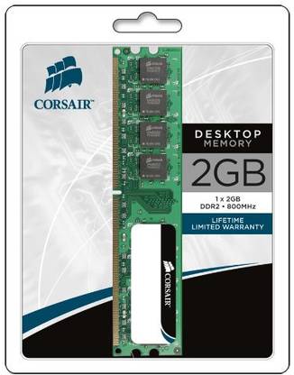 Corsair DDR2 2 GB PC DRAM (VS2GB800D2G)