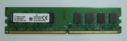 KINGSTON DIMM DDR2 2 GB (Single Channel) PC DRAM (KVR800D2N6/2G)