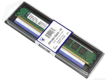 KINGSTON Value DDR3 2 GB (Single Channel) PC (KVR16N11S6A/2-SP)