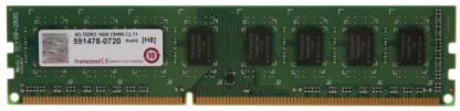 Transcend JetRam DDR3 4 GB PC DRAM (JM1600KLN-4G)