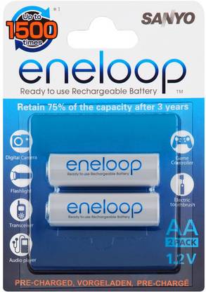 Sanyo Eneloop (Pre-Charged) HR-3UTGA-2BP  Battery