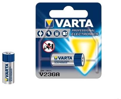Varta V23GA 12V Primary Alkaline Manganese (Packaging of 10 Blisters with 1 Cell Each)  Battery
