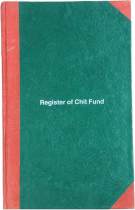 WRITEAWAY Reg.Of Chit Fund REG-18 1-Part Register Of Chit Fund