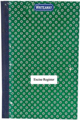 WRITEAWAY EXCISE REGISTER DAILY STOCK ACCOUNT FORM R.G 1 RULES 53 & 173-G(PAGES-200)RED BINDING/ANNEXURE X BSC10759 1-Part FORM R.G 1
