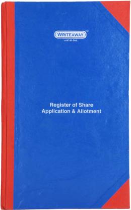 WRITEAWAY BSC00606 REG-6 1-Part Register Of Share Application & Allotment