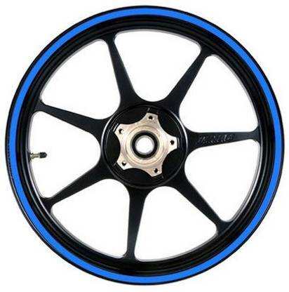 Tufkote Bike Car Rim Stripe Decal 6 mm x 7 m Blue Reflective Tape