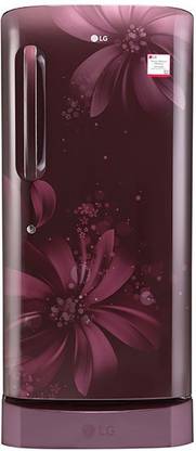LG 215 L Direct Cool Single Door 3 Star Refrigerator with Base Drawer