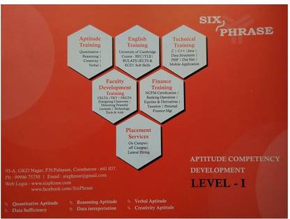 Six Phrase - Aptitude Competency Development - Level 1
