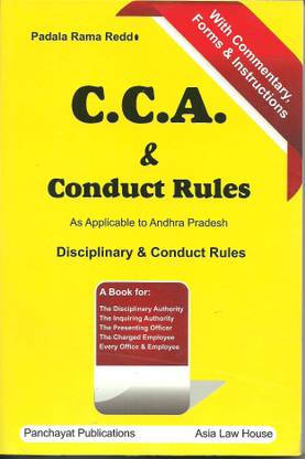 C.C.A. & Conduct Rules (As Applicable To Andhra Pradesh) Disciplinary & Conduct Rules