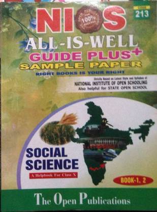 NIOS All Is Well Guide + Sample Paper Social Science Class 10th (213)
