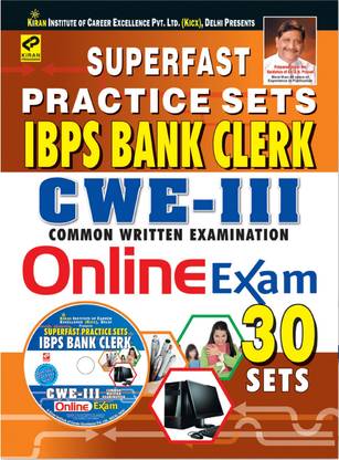 Superfast Practice Sets IBPS Bank Clerk CWE - 3 (With CD)