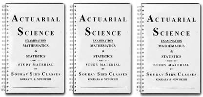 Study Material / Books For Actuarial Science Examination ( Acet ) All Solved Including Sample Papers